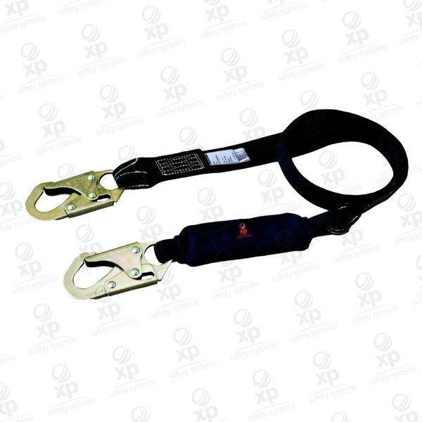 ESLINGA SENCILLA EN KEVLAR/NOMEX CON ABSORBEDOR DE ENERGIA GANCHOS METALICOS