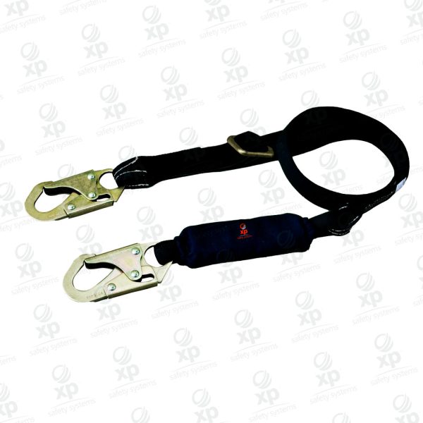 ESLINGA SENCILLA REGULABLE EN KEVLAR/NOMEX CON ABSORBEDOR DE ENERGIA GANCHOS METALICOS