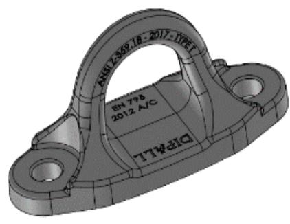 PUNTO DE ANCLAJE DE DOS PERNOS