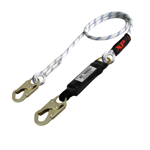 303S-A-2P ESLINGA SENCILLA EN CUERDA DE 13 MM PARA DETENCIÓN DE CAIDAS CON ABSORBEDOR DE CHOQUE.